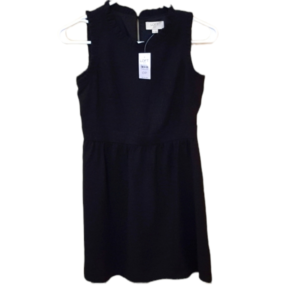 LOFT Black dress NWT